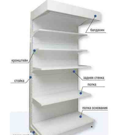 Стелаж металлический разборный