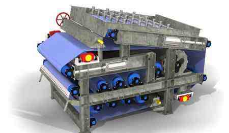 Фильтр-пресс ленточный