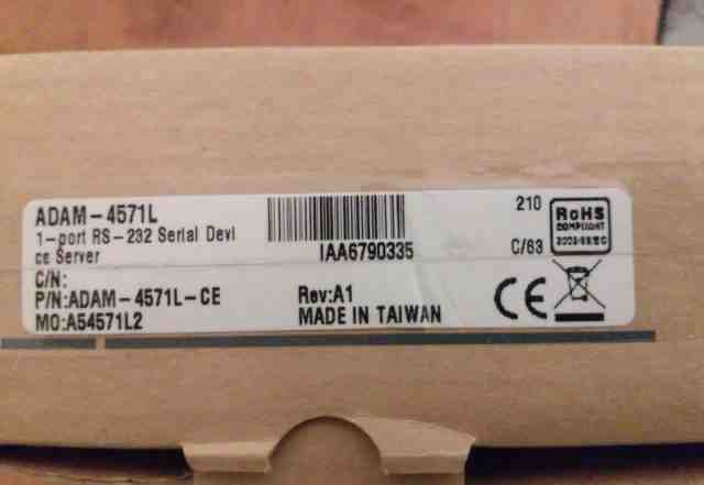 Конвертер данных из Ethernet в RS-232 adam-4571L