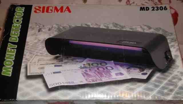 Детектор банкнот, ультрафиолетовый, Sigma MD2306