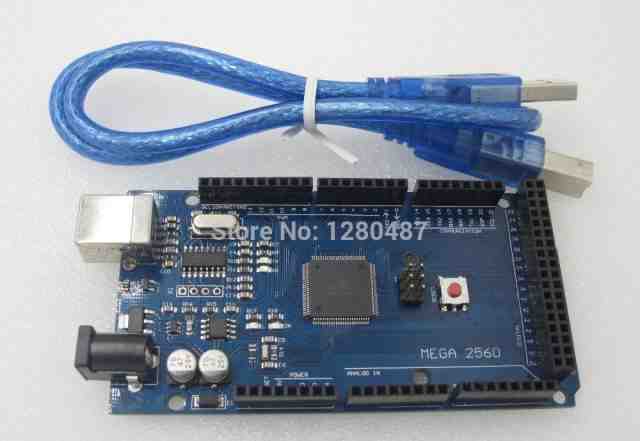 Контроллер Arduino mega 2560 c кабелем