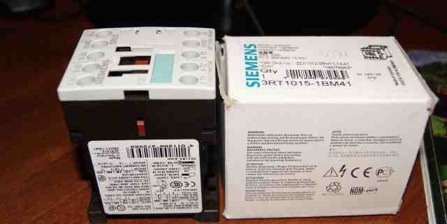 Контактор Siemens sirius 3RT1015-1BM41, новый