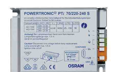 Эпра osram PTi 70/220-240 S + лампа 70w