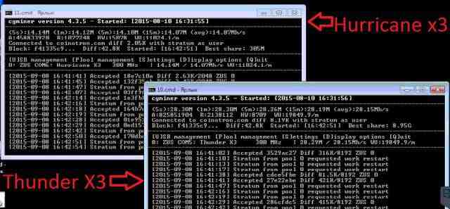 Hurricane x3 + Thunder x3 scrypt за всё