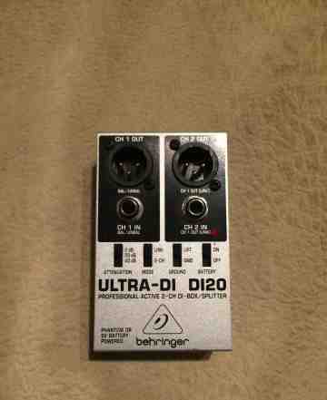 DI-бокс behringer DI20 ultra-DI