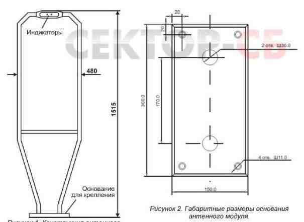 Считыватели proximity карт "Parsec" PR-A07 - 2 шт