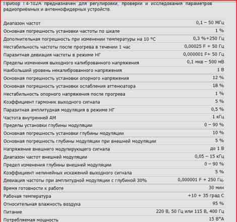 Г4-102 Генератор сигналов Высокочастотный