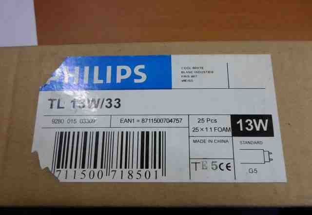 Лампа philips tl 13w33, g5, 520 мм