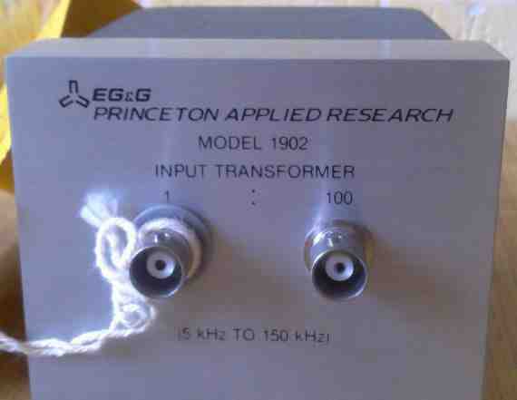 Princeton applied research model 1902 input transf