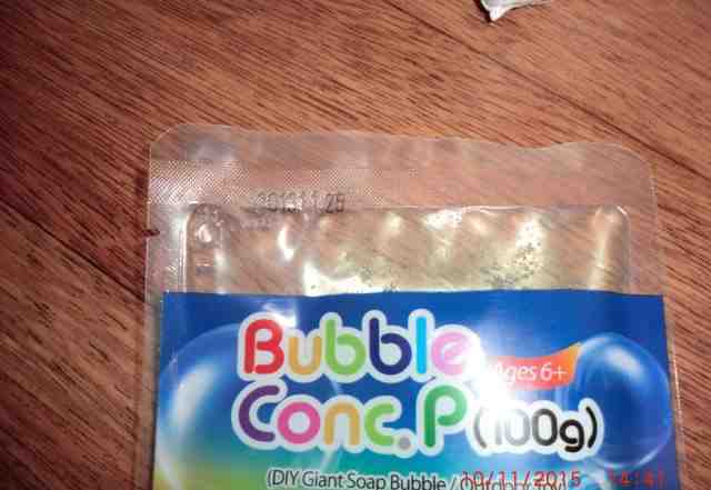 Концентрат для мыльных пузырей Bubble Conc