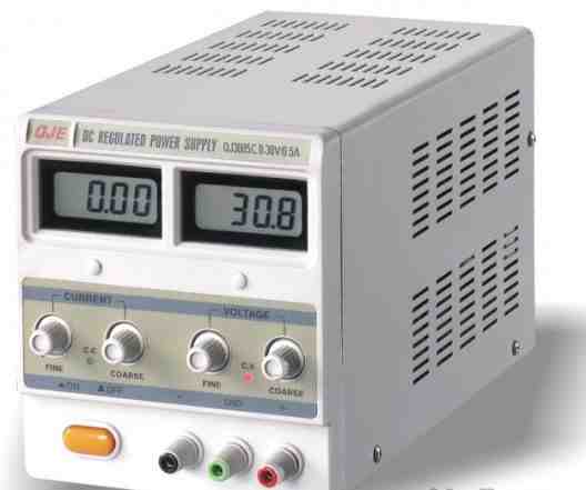 Блок питания лабораторный 0-30V-5A 2xLCD